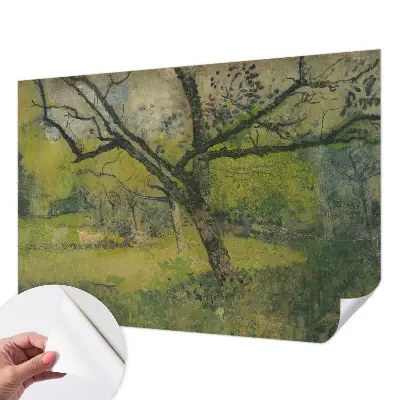 Papier peint intissé paysage vert