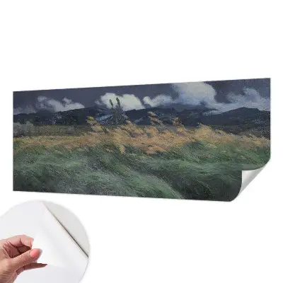 Papier peint photographique intissé herbes soufflées