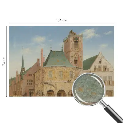 Papier peint photo imprimé sur tissu non tissé Hôtel de ville historique