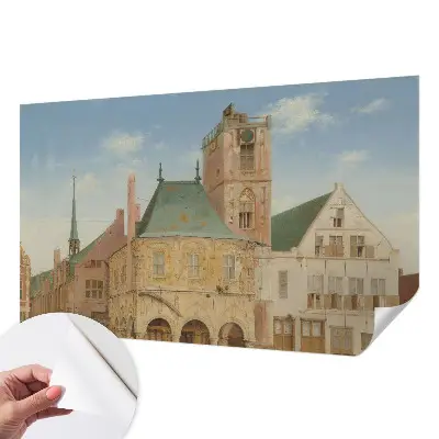 Papier peint photo imprimé sur tissu non tissé Hôtel de ville historique