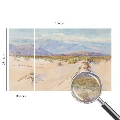 Papier peint photographique sur tissu non tissé paysage désertique