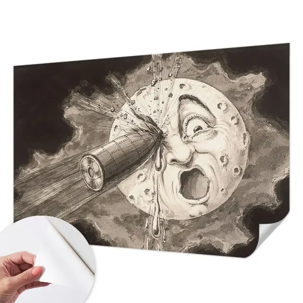 Papier peint photo grand format pour le mur collision cosmique