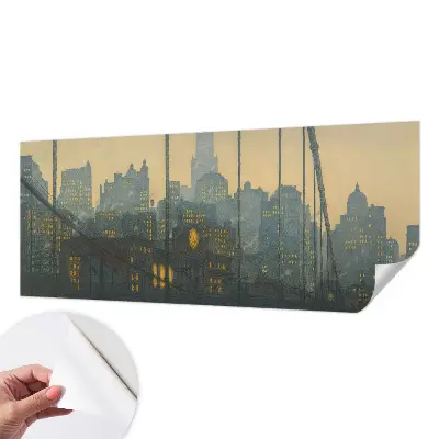 Papier peint photographique sur tissu non tissé Panorama du soir
