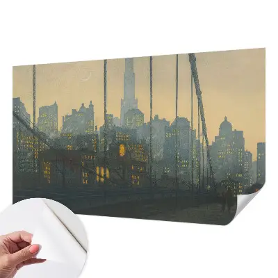 Papier peint photographique sur tissu non tissé Panorama du soir
