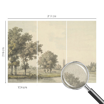 Papier peint adhésif Tichý park
