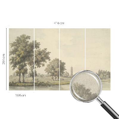 Papier peint adhésif Tichý park