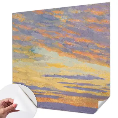 Papier peint photographique sur tissu non tissé Ciel pastel
