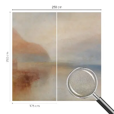 Papier peint intissé imprimé paysage éthéré