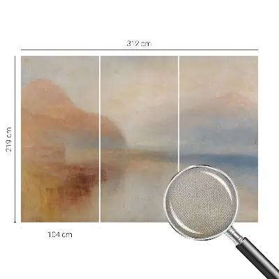 Papier peint intissé imprimé paysage éthéré