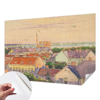 Papier peint panoramique adhésif Mestské strechy