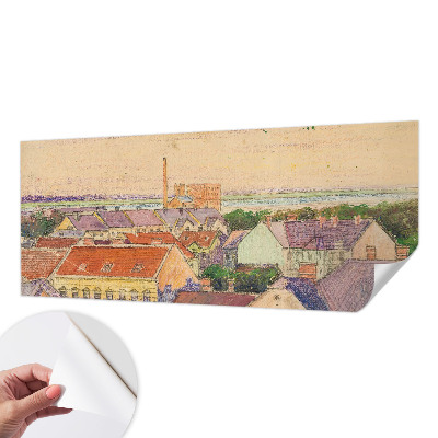 Papier peint panoramique adhésif Mestské strechy