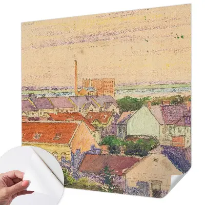 Papier peint photo grand format pour le mur Toits urbains
