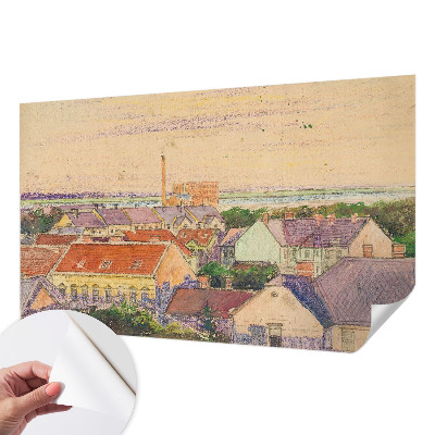 Papier peint panoramique adhésif Mestské strechy