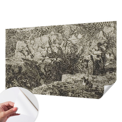 Papier peint chambre adulte cocooning Horská scenéria