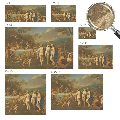 Papier peint photo imprimé sur tissu non tissé Fête antique