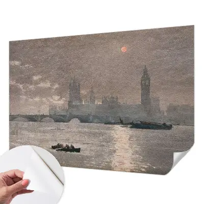 Papier peint photo sur tissu non tissé Panorama nocturne