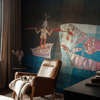 Papier peint chambre garçon Rybár lovec