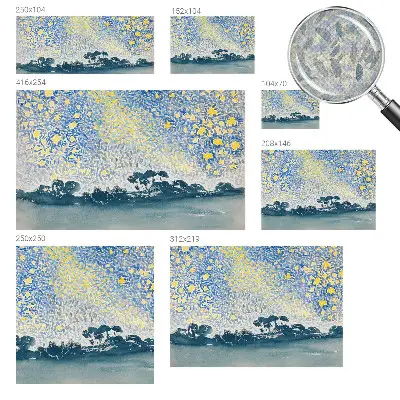 Papier peint photo grand format pour le mur Abstraction des étoiles