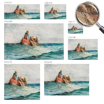 Papier peint photo imprimé sur tissu non tissé Expédition en mer