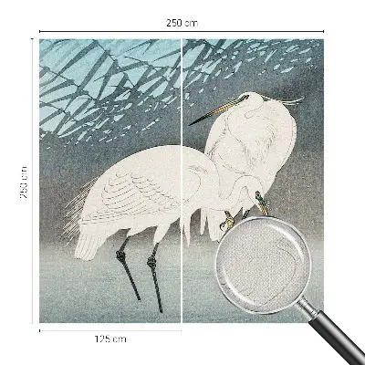 Papier peint photo imprimé sur tissu non tissé Oiseaux délicats