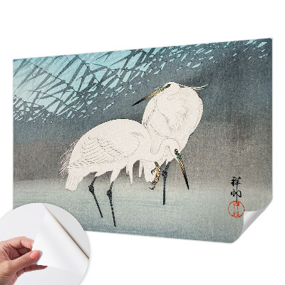Papier peint chambre parentale Jemné vtáky