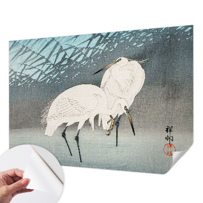 Papier peint chambre parentale Jemné vtáky