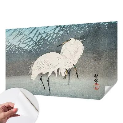 Papier peint photo imprimé sur tissu non tissé Oiseaux délicats