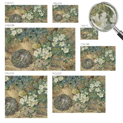 Papier peint photo grand format pour le mur Composition printanière