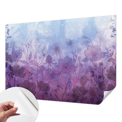Papier peint tendance salon Pastelové kvety