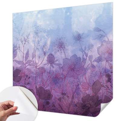 Papier peint tendance salon Pastelové kvety