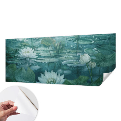 Papier peint tendance chambre adulte Vodné kvety