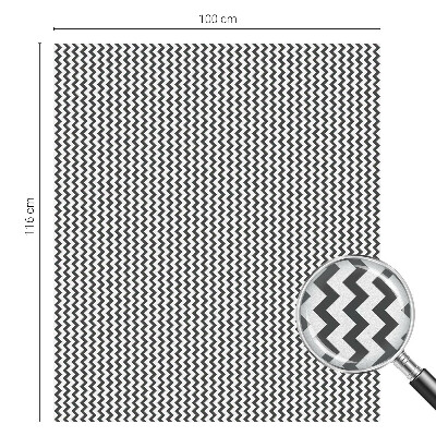 Film occultant pour fenêtre Motif en zigzag