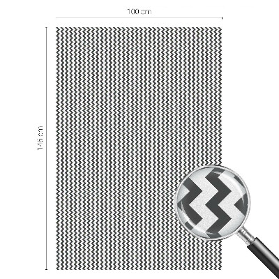 Film occultant pour fenêtre Motif en zigzag