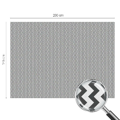Film occultant pour fenêtre Motif en zigzag