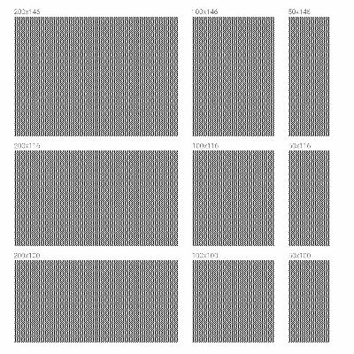 Film occultant pour fenêtre Motif en zigzag