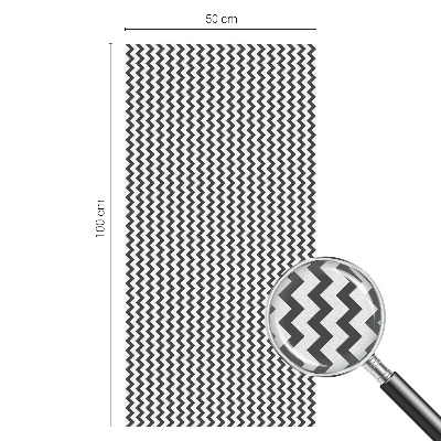 Film occultant pour fenêtre Motif en zigzag