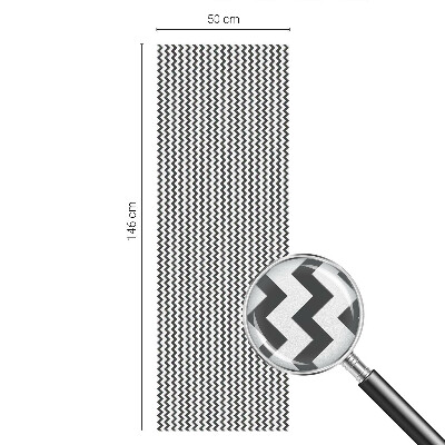 Film occultant pour fenêtre Motif en zigzag