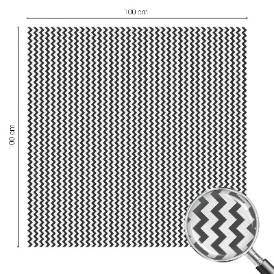 Film occultant pour fenêtre Motif en zigzag