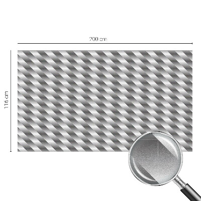 Film adhésif pour vitrage dépoli vitrail rayures géométriques