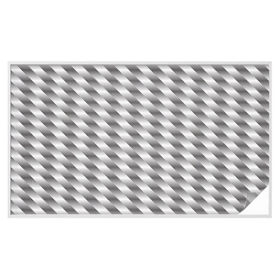 Film adhésif pour vitrage dépoli vitrail rayures géométriques