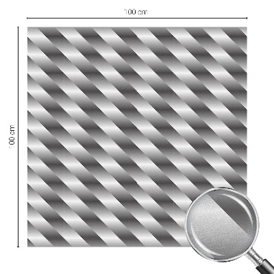 Film adhésif pour vitrage dépoli vitrail rayures géométriques