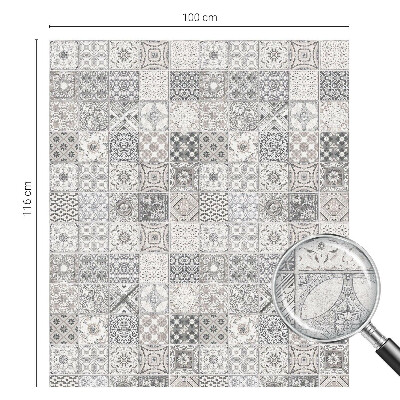 Film solaire fenêtre décoratif aspect vitrail Motifs carrelés