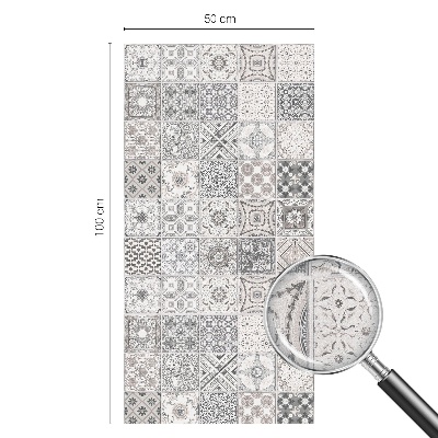 Film solaire fenêtre décoratif aspect vitrail Motifs carrelés