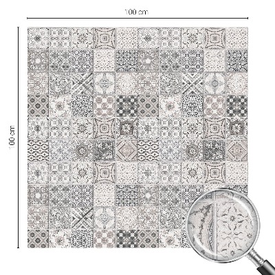 Film solaire fenêtre décoratif aspect vitrail Motifs carrelés