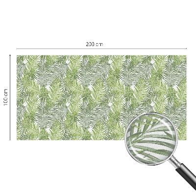 Sticker fenêtre vitrail adhésif Modèles végétaux