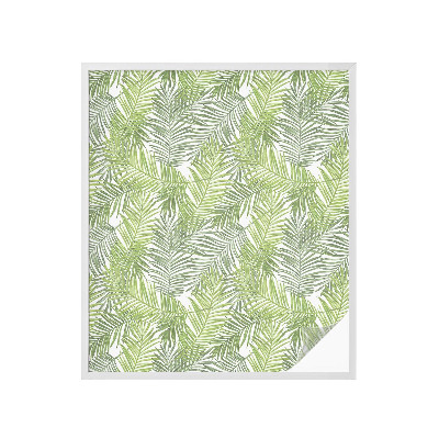 Sticker fenêtre vitrail adhésif Modèles végétaux