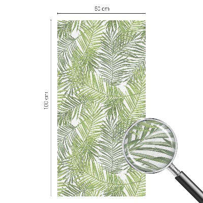 Sticker fenêtre vitrail adhésif Modèles végétaux