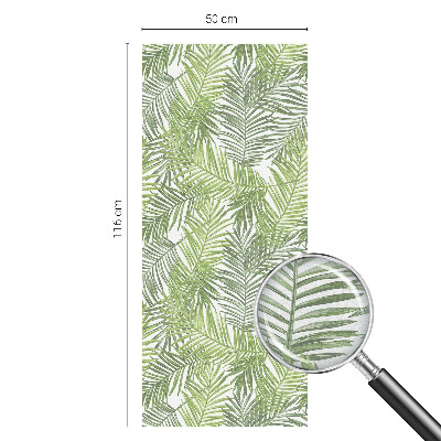 Sticker fenêtre vitrail adhésif Modèles végétaux