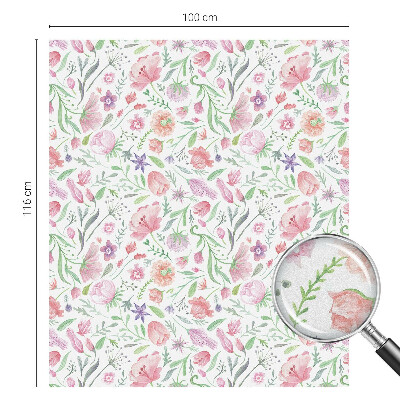 Brise-vue pour fenêtre Motif floral
