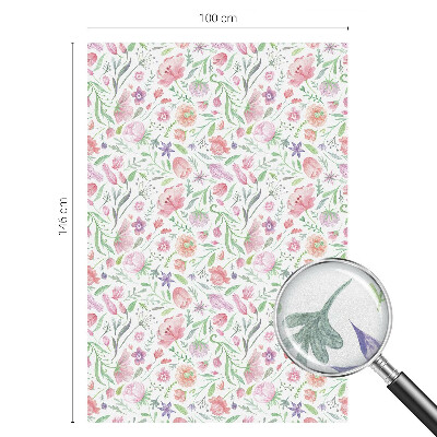 Brise-vue pour fenêtre Motif floral